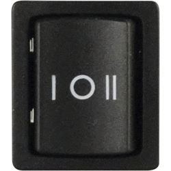 Vippekontakt til spildevandsventil 12V - 10A - 6-polet.